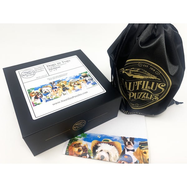 Dogs in Togs (150 Piece Wooden Jigsaw Puzzle) UK