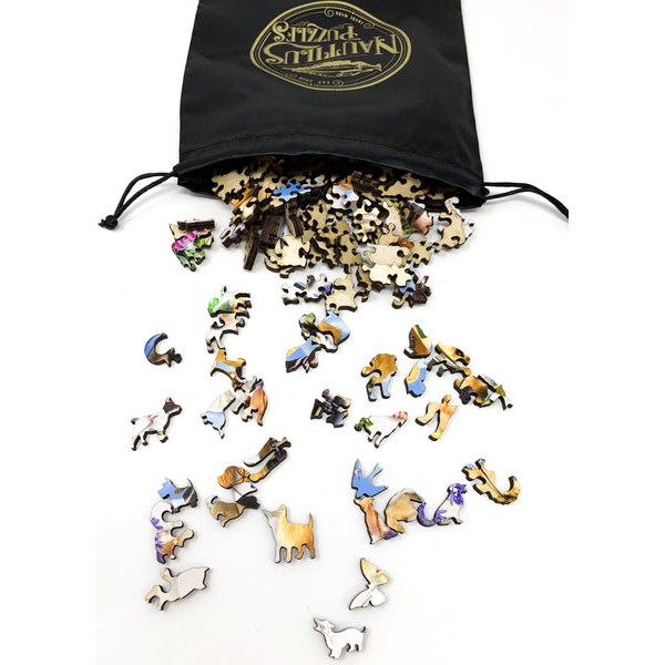 Dogs in Togs (150 Piece Wooden Jigsaw Puzzle) UK