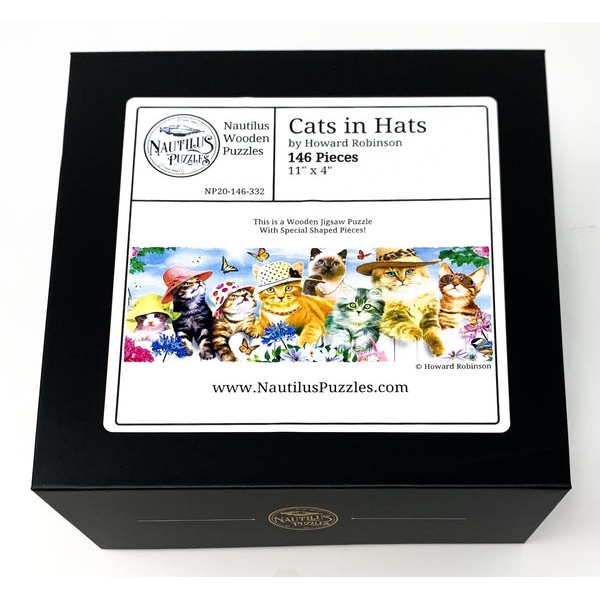 Cats in Hats (146 Piece Cat Jigsaw Puzzle) UK