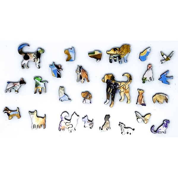Dogs in Togs (150 Piece Wooden Jigsaw Puzzle) UK
