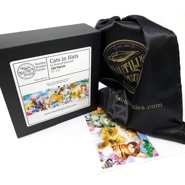 Cats in Hats (146 Piece Cat Jigsaw Puzzle) UK