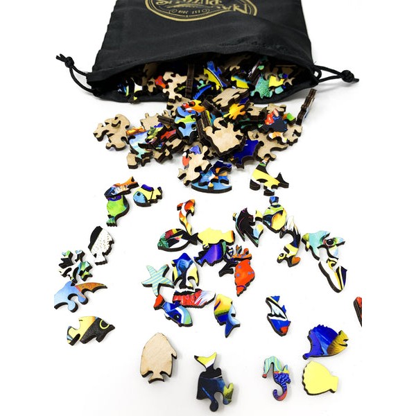 Fish Alive (144 Piece Wooden Jigsaw Puzzle) UK