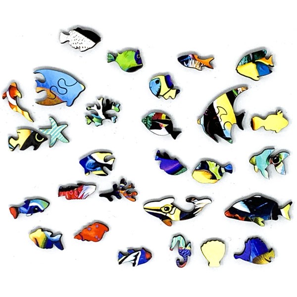 Fish Alive (144 Piece Wooden Jigsaw Puzzle) UK