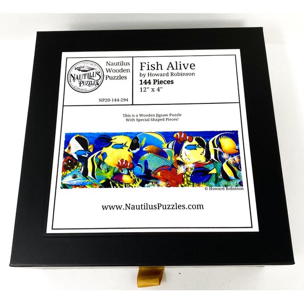 Fish Alive (144 Piece Wooden Jigsaw Puzzle) UK