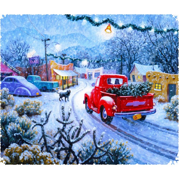 Twilight Snowstorm (473 Piece Wooden Jigsaw Puzzle) UK