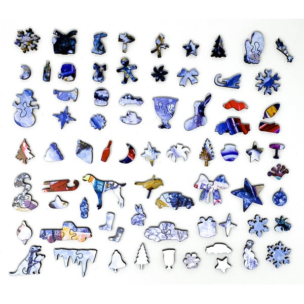 Twilight Snowstorm (473 Piece Wooden Jigsaw Puzzle) UK