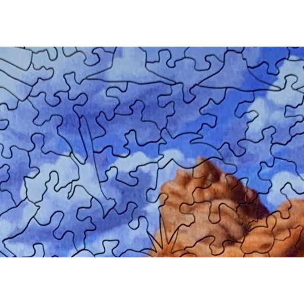 The Zig Zag Traveler (501 Piece Wooden Jigsaw Puzzle) UK