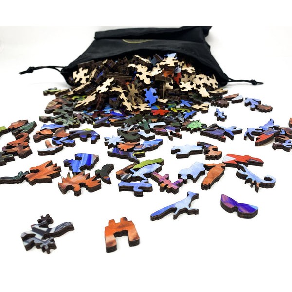 The Zig Zag Traveler (501 Piece Wooden Jigsaw Puzzle) UK