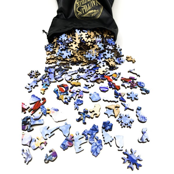 Twilight Snowstorm (473 Piece Wooden Jigsaw Puzzle) UK