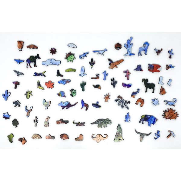 The Zig Zag Traveler (501 Piece Wooden Jigsaw Puzzle) UK