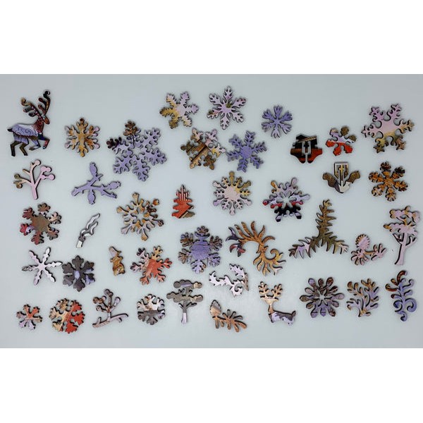 Winter on the Farm (358 Piece Wooden Jigsaw Puzzle) UK