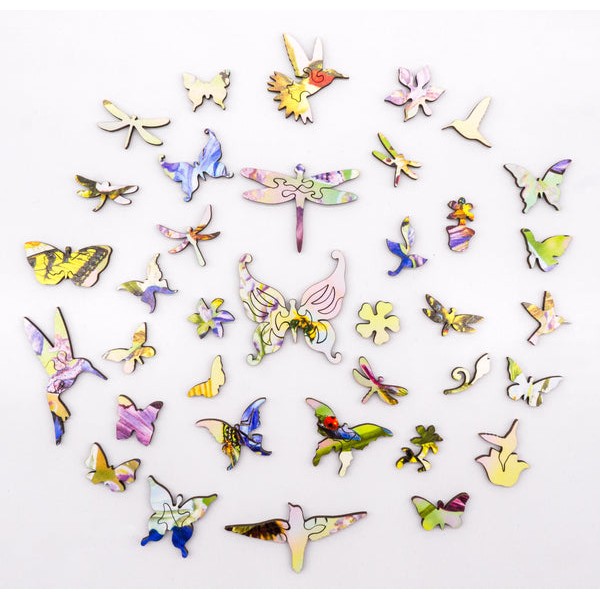 Purple Daze (476 Piece Wooden Jigsaw Puzzle) UK