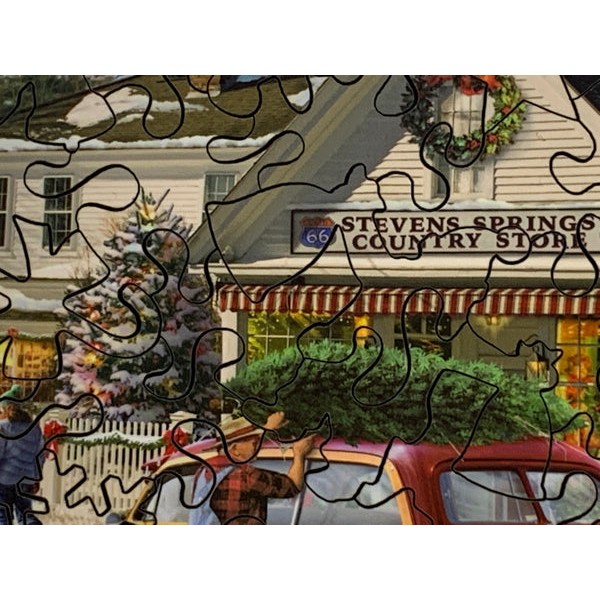 Christmas at the General Store (475 Piece Christmas Wooden Jigsaw Puzzle) UK
