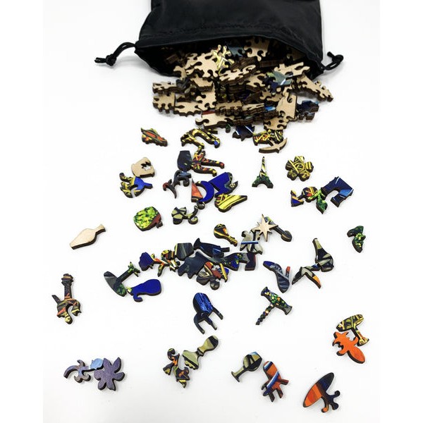 Cafe de Flore, Paris (200 Piece Wooden Jigsaw Puzzle) UK