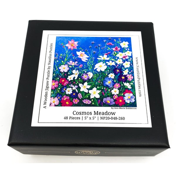 Cosmos Meadow (48 Piece Mini Wooden Jigsaw Puzzle) UK