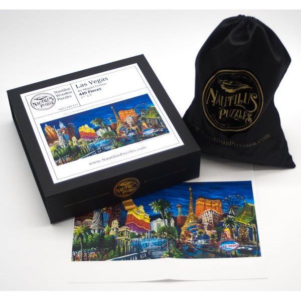 Las Vegas (449 Piece Wooden Jigsaw Puzzle) UK