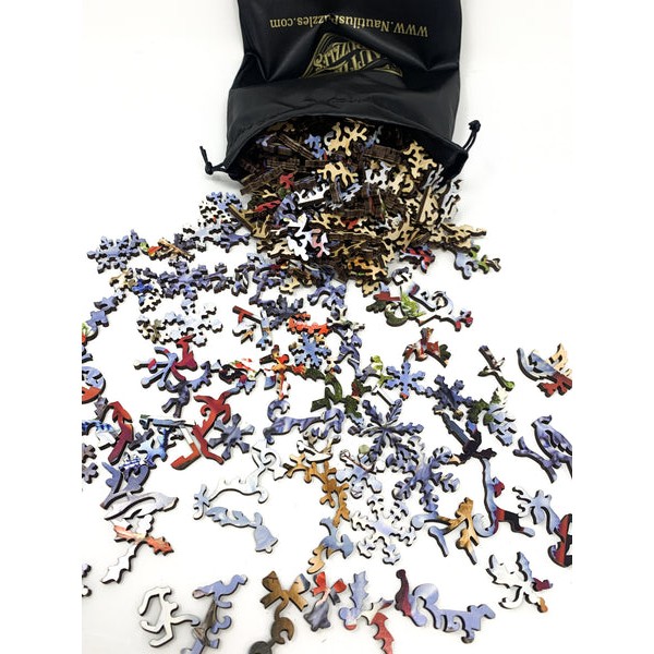 Adirondack Christmas Birds (461 Piece Christmas Wooden Puzzle Jigsaw) UK