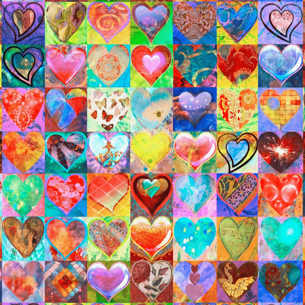 49 Hearts (243 Pieces Jigsaw Puzzles Wooden) UK