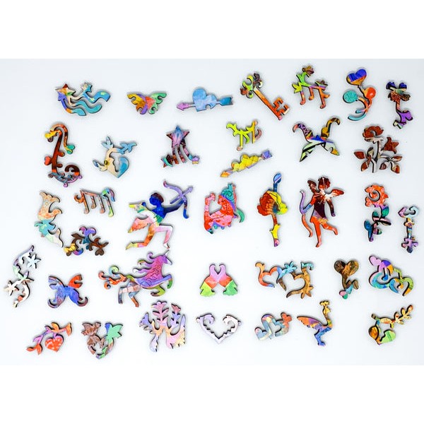 49 Hearts (243 Pieces Jigsaw Puzzles Wooden) UK