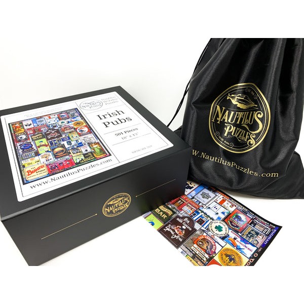 Irish Pubs (501 Piece Wooden Jigsaw Puzzle) UK