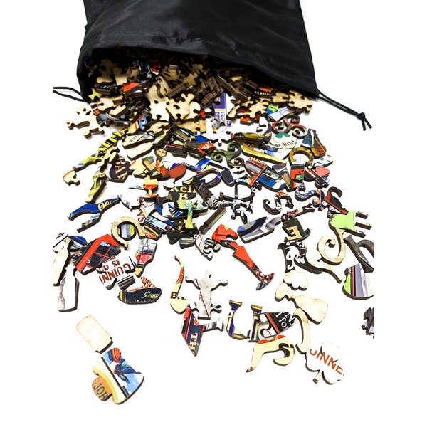 Irish Pubs (501 Piece Wooden Jigsaw Puzzle) UK