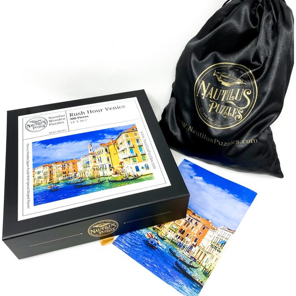 Rush Hour, Venice - 300 Piece Wooden Jigsaw Puzzle UK