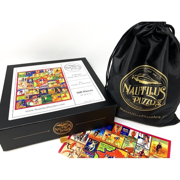 Vintage Tour de France (500 Piece Wooden Jigsaw Puzzle) UK