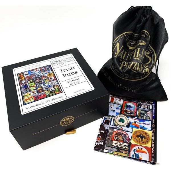 Irish Pubs (201 Piece Wooden Jigsaw Puzzle) UK