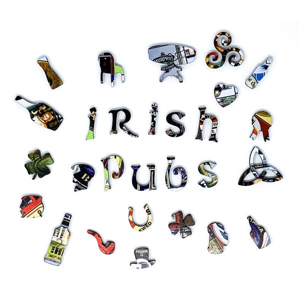 Irish Pubs (201 Piece Wooden Jigsaw Puzzle) UK