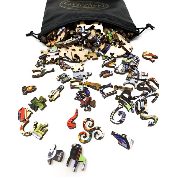 Irish Pubs (201 Piece Wooden Jigsaw Puzzle) UK