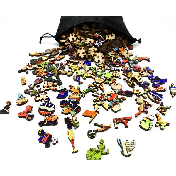 Vintage Tour de France (500 Piece Wooden Jigsaw Puzzle) UK