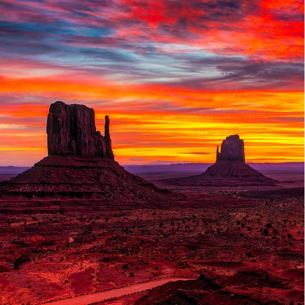 Monument Valley Sunset (181 Pieces) Wooden Jigsaw Puzzle UK