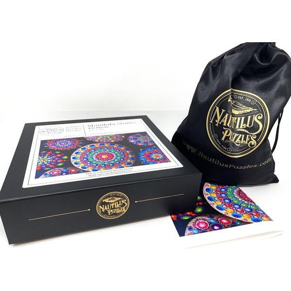 Mandala Stones (432 Piece Wooden Jigsaw Puzzle) UK