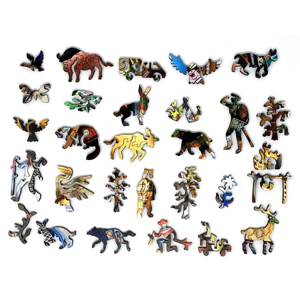 Van Life - Grand Tetons (474 Pieces) Wooden Jigsaw Puzzle UK