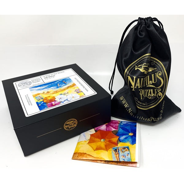 A Day at the Beach (145 Piece Wooden Jigsaw Puzzle) UK