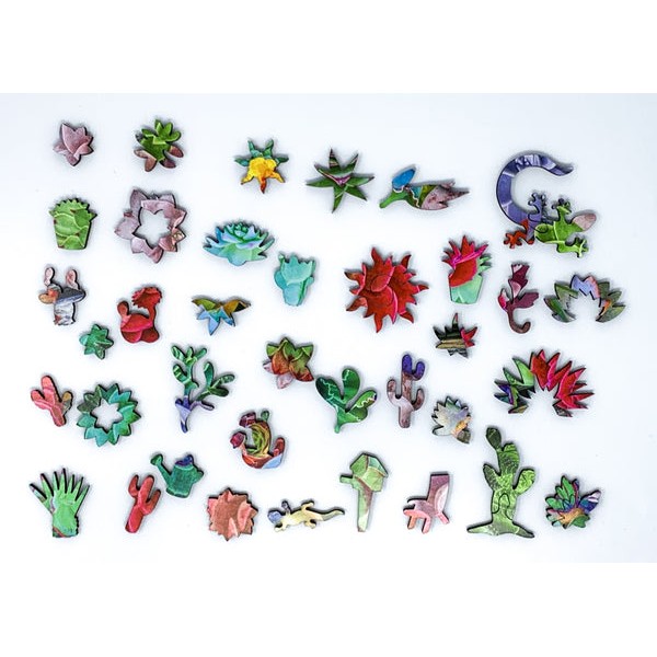 Succulent Love (201 Piece Wooden Jigsaw Puzzle UK