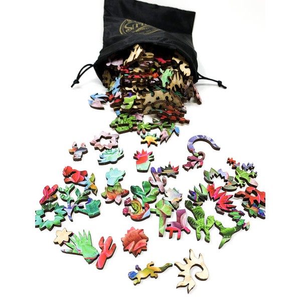 Succulent Love (201 Piece Wooden Jigsaw Puzzle UK