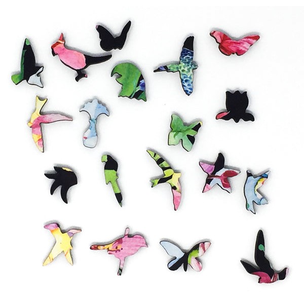 Summer Hummingbird - 222 Piece Wooden Jigsaw Puzzle UK