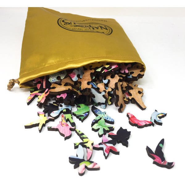 Summer Hummingbird - 222 Piece Wooden Jigsaw Puzzle UK