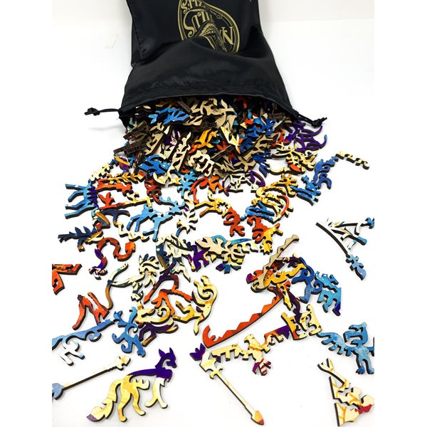 Dreamcatcher Over the Mesas - 402 Piece Wooden Jigsaw Puzzle UK