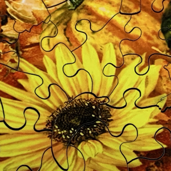 Autumn Harvest (122 Piece Autumn Wooden Jigsaw Puzzle) UK