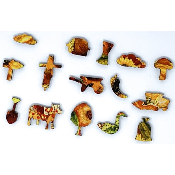 Autumn Harvest (122 Piece Autumn Wooden Jigsaw Puzzle) UK