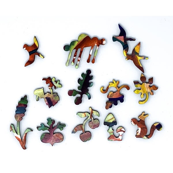 Red Deer, 1910 (50 Piece Mini Wooden Jigsaw Puzzle) UK