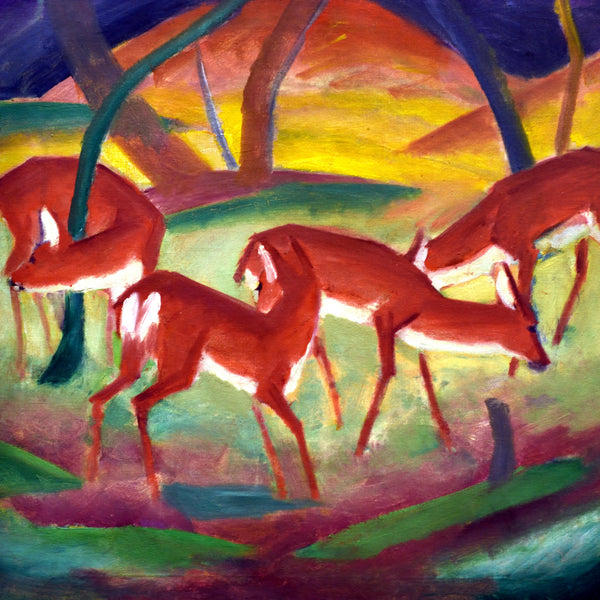 Red Deer, 1910 (50 Piece Mini Wooden Jigsaw Puzzle) UK