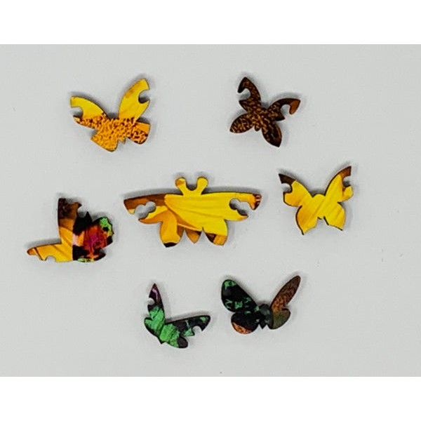 Sunflower Butterfly (78 Pieces) Mini Wooden Butterfly Puzzle UK