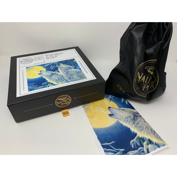 Wolf Moon - 391 Piece Wooden Jigsaw Puzzle UK
