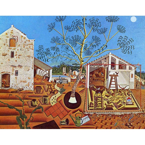 The Farm by Joan Miró (351 Piece Wooden Jigsaw Puzzle) UK