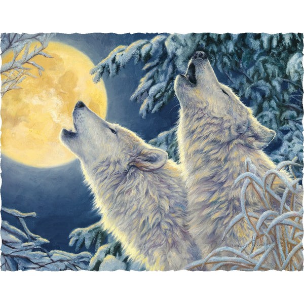 Wolf Moon - 391 Piece Wooden Jigsaw Puzzle UK