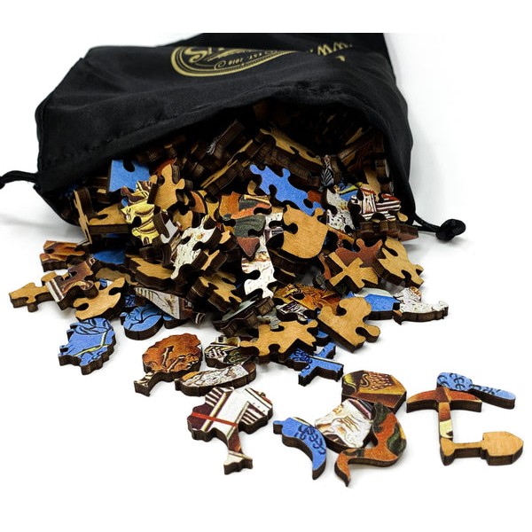 The Farm by Joan Miró (351 Piece Wooden Jigsaw Puzzle) UK