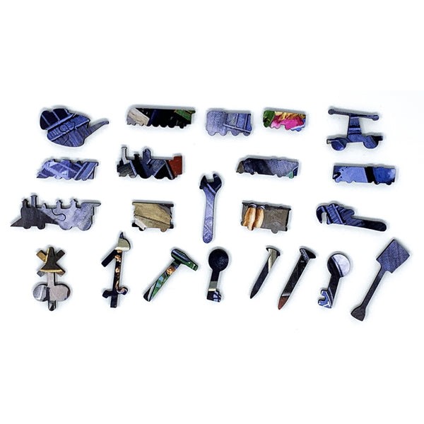 The Flying Scotsman at Kings Cross (299 Piece Wooden Jigsaw Puzzle) UK